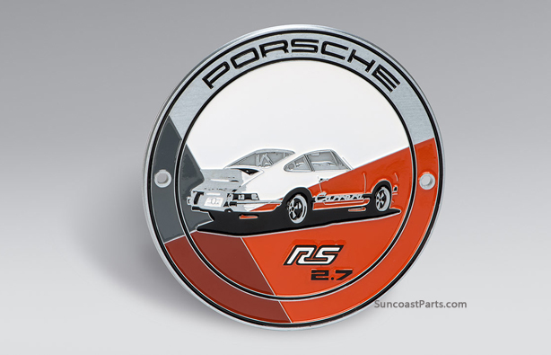 Grille Badge - RS 2.7 : Suncoast Porsche Parts & Accessories